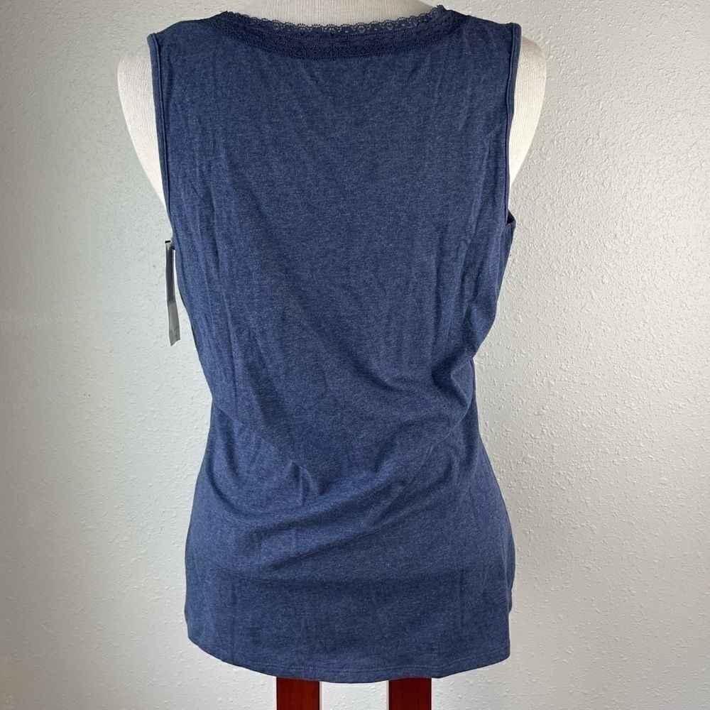 NWT Dockers V-Neck Blue Tank Top Size L - Picture 7 of 8